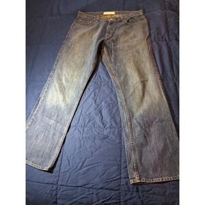 Perry Ellis Premium Denim Men's Straight Leg Dark Wash Jeans‎ Size 36 x 32
